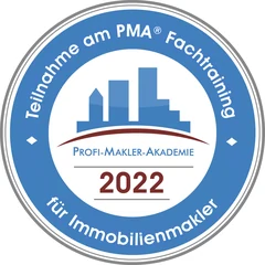 Emblem: Teilnahme am PMA® Fachtraining für Immobilienmakler 2022